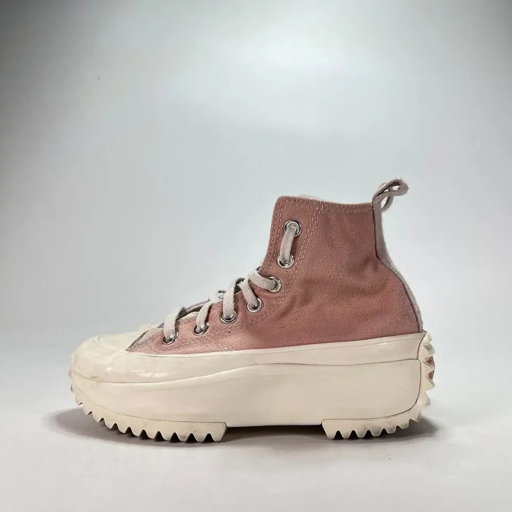 Converse Run Star Hike Platform Pink Purple Sneakers A01582C Youth Size 3
